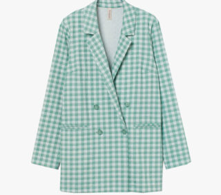Linen Check Blazer