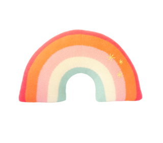 Pink Rainbow Pillow